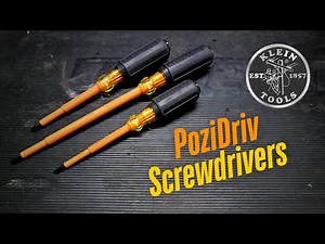 Klein PoziDriv® Insulated Screwdriver (7424INS) Electricians' Hand Tool Review