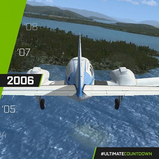 It's 2006 and we're still playing Flight Simulator! X is truly the definintive Flight Sim experience... it'll be a long time before they can top this. | NVIDIA GeForce