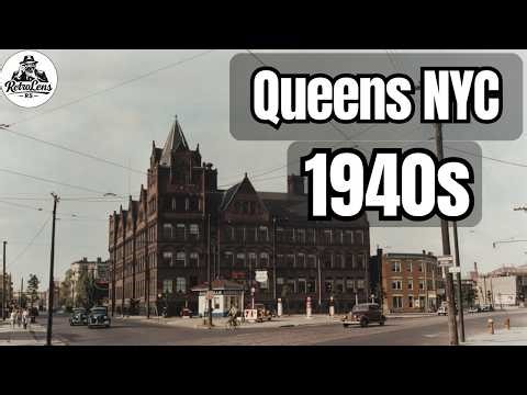 Queens NYC 1940s The Life We Quietly Lost | Restored by RetroLens RS