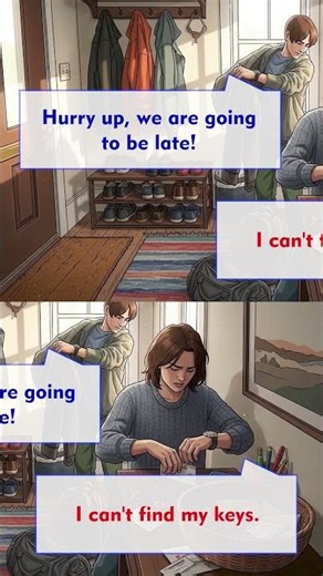 Running Late! ⏰ Daily English Conversation Practice