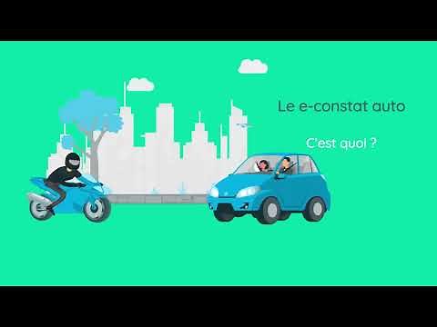« e-constat auto », l'application mobile de constat amiable développée par les assureurs
