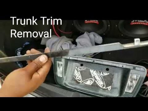 ACURA TL TRUNK TRIM REMOVAL TUTORIAL