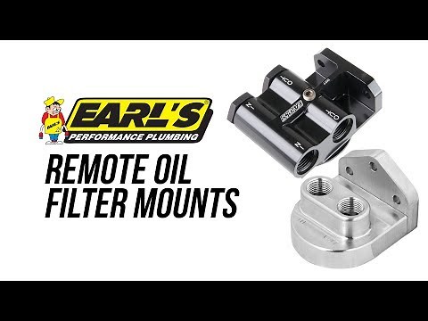 Earl's Remote Oil Filter Mounts
