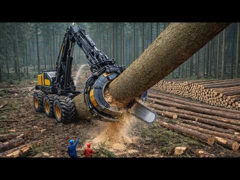 Inside Modern Forestry Machines That Replace Entire Crews – Timber Harvesting & Processing Explained