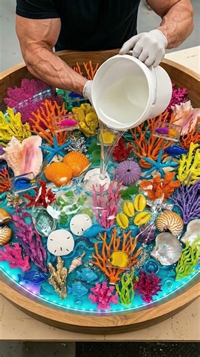 Building a 3D Tropical Fish Reef Dining Table 🐠🌈