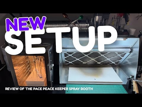 Airbrush Paint Booth. (Pace Peace Keeper Booth review and 4 tips for better painting)