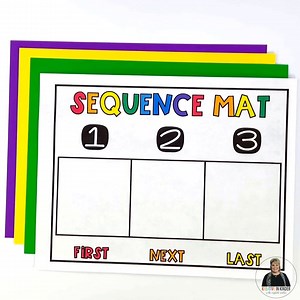 朗 Sequencing: Puzzles, Mats, and Printables Each set includes: Cards for the sequencing mats, puzzles, and two printables. Students will cut out images and place them in order; then students will write sentences about each image. Themes include spring, summer, fall, winter, and miscellaneous. https://www.teacherspayteachers.com/Product/Sequencing-Mats-Sorting-Cards-Puzzles-Printables-6965089 | Kreative In Kinder | Facebook