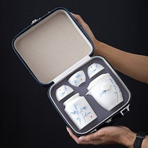 [Hot Item] Gift Box High-End Tea Set and Tea Cup Set Ceramic Mugs Tea Cup Tea Set