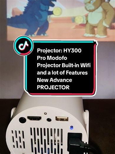 Projector: HY300 Pro Modofo Projector Built-in Wifi and a lot of Features New Advance PROJECTOR #Projector #hy300promodofoprojector #creatorsearchinsights #tiktokshopontrend