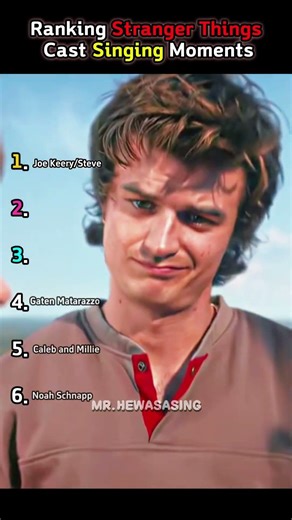 Ranking STRANGER THINGS cast singing moments! 😱