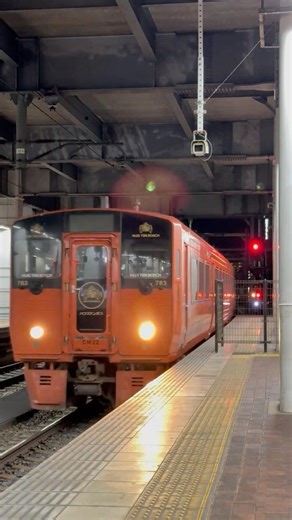 【JR九州】ド派手な特急「きらめき」小倉駅到着❗️783系のセンタードアが珍しすぎる