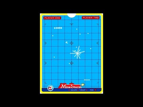 Vectrex Longplay - Mine Storm II - Overlayed