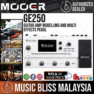 Mooer GE250 Guitar Amp Modelling and Multi Effects Pedal