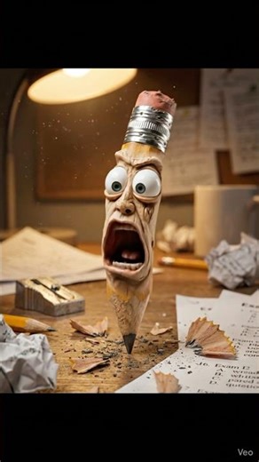 Pencil Panic 😱✏️ | When Exam Stress Breaks Everything