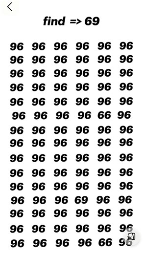 find number 69