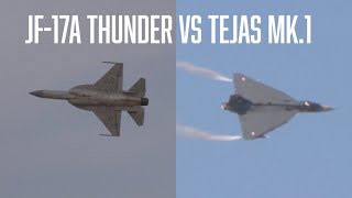 JF-17 vs Tejas | Dubai Airshow