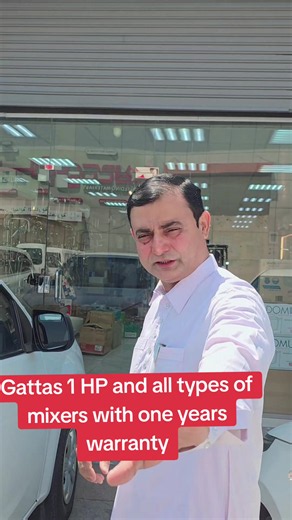 Gattas 1 HP mixers with one years warranty