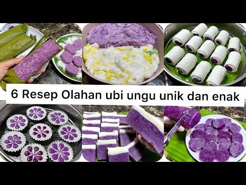6 Olahan ubi ungu unik, enak dan populer|| Cocok untuk ide jualan dan suguhan arisan
