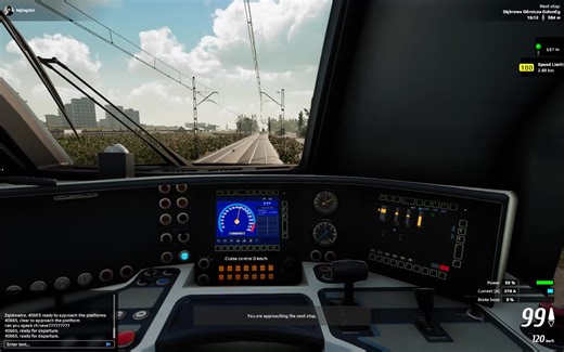 SimRail 2021模拟铁路试玩，新手驾驶开过站了