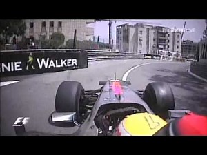 F1 2009 - R06 - Hamilton onboard crash Monaco Qualifying Q1