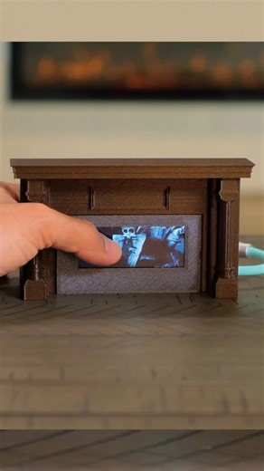 adafruit on Instagram: "Build a miniature fireplace that plays Yule Log video clips using an #Adafruit Qualia ESP32-S3 and a 3.2” rectangle bar TFT display! Guide: learn.adafruit.com/qualia-s3-fireplace #3dprinting https://youtu.be/VhVh7sbFcZw"