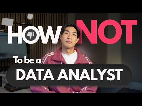 How NOT to Become a Data Analyst in 2026 (Avoid These 7 Mistakes)