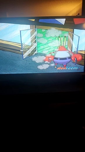 #spongebob and #squidward wants to prove #mrkrabs that one of them will be the employee of the month, But when they are flipping krabby patties, the krusty krab was destroyed until they all got free krabby patties.