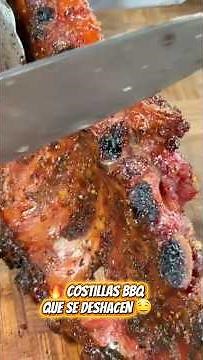🍖 Preparando y disfrutando unas costillas BBQ deliciosas en casa 🔥