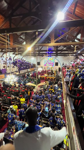 Lively Church Service Celebration in Ghana