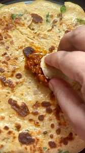 16K views · 946 reactions | Easy Egg Paratha 4 eggs 1/2 cup milk 1 cup wheat flour 1/4 cup onion 2 tbsp casicum 1 tsp garlic 1 green chili 1 tbsp coriander leaves salt to taste 1/2 tsp pepper powder 1 tsp red chili powder oil to toast | Sharmis Passions | Facebook