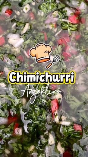 Cómo hacer CHIMICHURRI ARGENTINO CASERO 🇦🇷🔥 | Receta fácil y deliciosa
