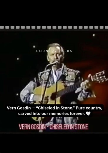 3.1K views · 77 reactions | Voices like Vern Gosdin’s don’t come around twice. “Chiseled in Stone” is pure heartbreak, pure country — and unforgettable. 懶 | Music Charts | Facebook