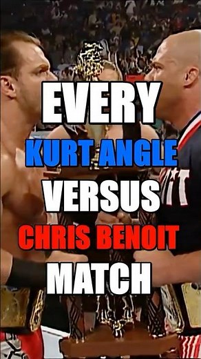 Every Kurt Angle vs Chris Benoit Match #WWE #KurtAngle #ChrisBenoit