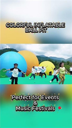 Would You Jump into a Sea of Giant Inflatable Color Balls? 🎉