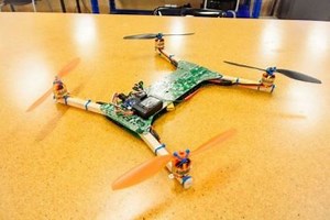 Quadcopter Built From Recycled Motherboards