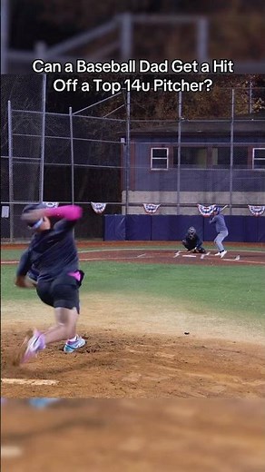 Can a BASEBALL DAD Get a Hit Off a Pottstown Natty Pitcher? #shorts