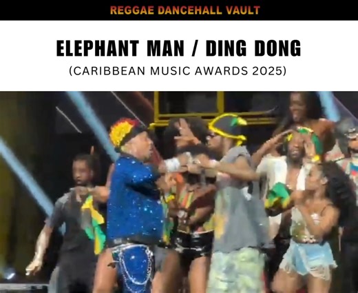 10K views · 185 reactions | Elephant Man & Ding Dong (Caribbean Music Awards 2025) #reggae #dancehall #jamaica #riddim #elephantman #dingdong #reggaedancehallvault ❤️ | Reggae Dancehall Vault | Facebook