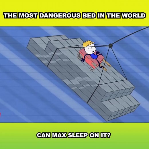 can Max sleep in #dangerous bed? #woanetwork #woavideo #woamax #animation #pencilmation #mcn