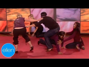 Blindfolded Musical Chairs Gets Heated (Season 7)