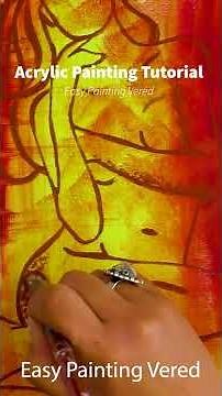 #shorts Abstract Painting Tutorial Figurative