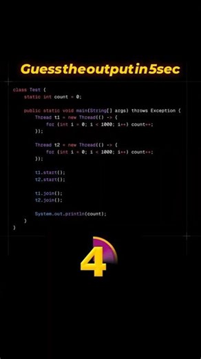 Java Race Condition Explained | Multithreading Interview Trap #Shorts #007