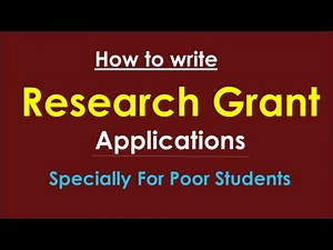 How To Write A Research Grant Application /Proposal | Step By Step Guide & Example