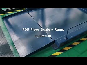 FDR Floor Scale with Ramp | Easy-to-use Floor Scale for Industrial | HiWEIGH