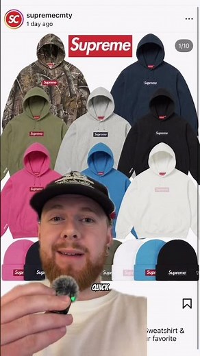 Supreme Box Logo Hoodies are BACK 💥 #supreme #supremenewyork #supremeleaks #streetwear #supremenyc