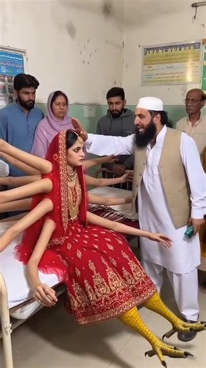 Strange Bride in a Hospital 👻😱 #shorts #horror #scary #bride #hospital