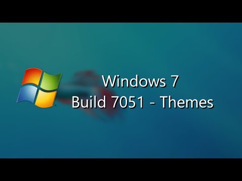Windows 7 Build 7051 - Themes (with Scrapped Shutdown Sounds)