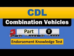 CDL Combination Vehicles Practice Test 2023 #Part2 26 to 50 MCQs #endorsement #knowledgetest