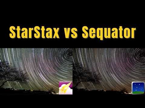 StarStax or Sequator? Comparing 261 Star Trail Photos