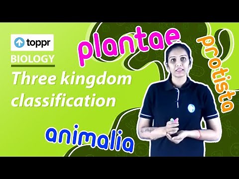 Three kingdom classification | Classification and nomenclature | Class 11 Biology