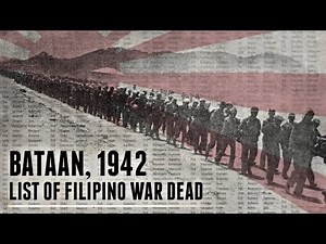 List of Filipino War Dead - Bataan Death March and POW Camp, 1942